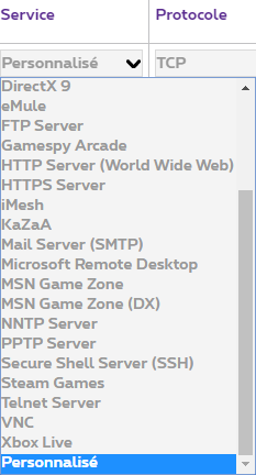 Comment configurer une redirection des ports sur ma B-box 3